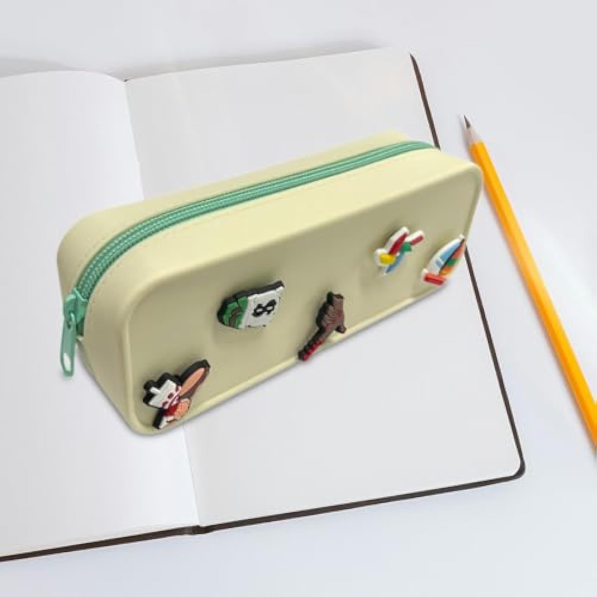 DIY Silicone Pencil Case Waterproof Makeup Pouch for Children