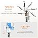 Sensyne Selfie Stick for Phone, Extendable Travel Tripod with Detachable Remote for Photography, Selfies, Compatible with All Cell Phones, Black