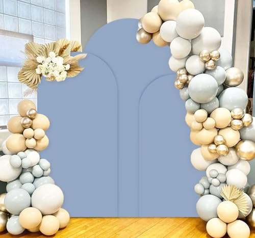 Juego de 3 Cubiertas para Arco en Azul Dusty miniatura 3