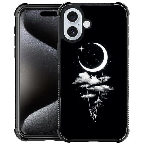 DAIZAG iPhone 16 PluspP[XAI[EhveNVϏՌh~TPUJo[Aj//̉̏̎q̂߂̃P[X