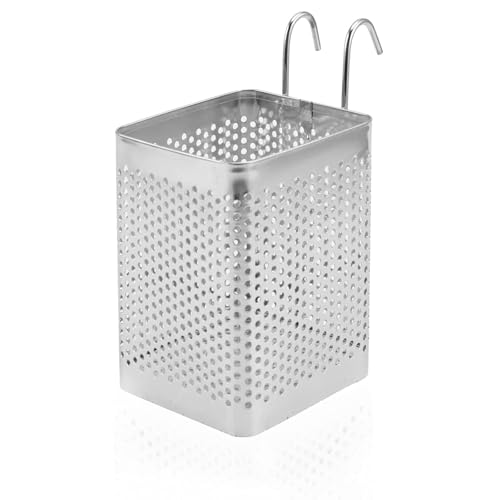 Dishwasher Chopstick Basket 2.87 x 2.87 x 4 Stainless Steel Utensil Holder Rust-Resistance Chopstick Holder for Dishwasher Basket Hanging Caddy for Organizing Chopsticks Straws and Teaspoons