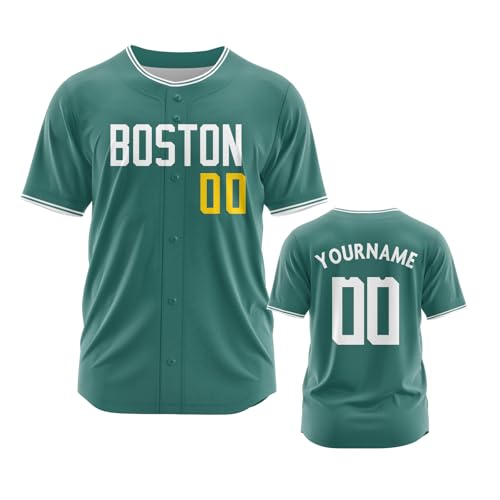 Custom City Connect Baseball Jersey - Custom Baseball Jersey Personalized Name Number for Men Women Youth Kids Yellow - 4