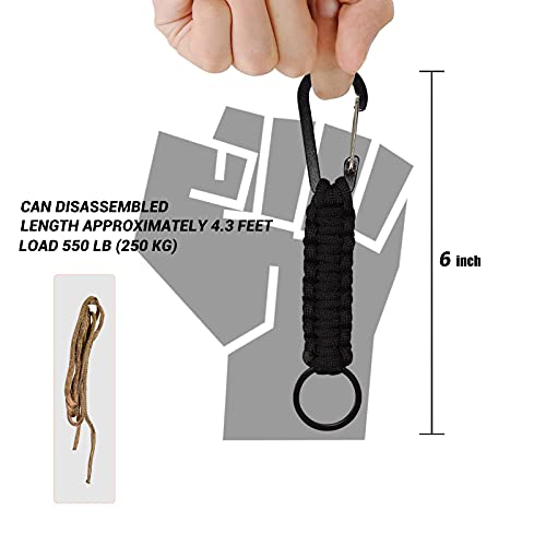 Wosite 1Set American Flag Keychain Tag With Key Ring #TOP2