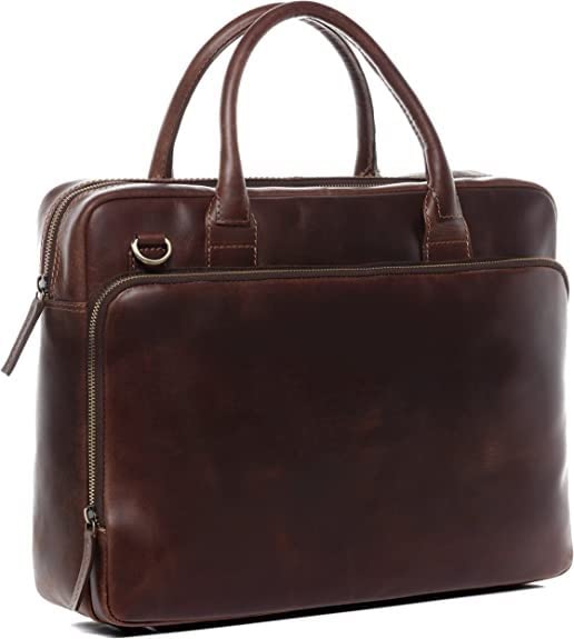 laptop bag 15 RYAN XL business briefcase I Full Grain Leather work shoulder bag I messenger bag satchel