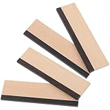 Parliky 4個 ギター アップグレード ブリッジ 木製 アコースティック サドル ギター サドル 木製 テールピ