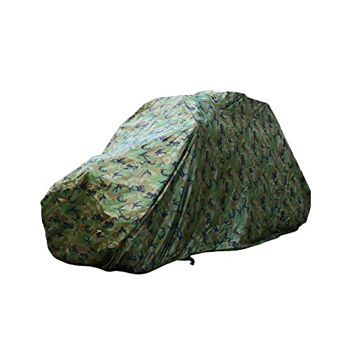 X AUTOHAUX 4-6 Seater UTV Cover for Honda Talon 1000x-4 for Can-Am Maverick Max 1000R Waterproof Side by Side Cover for Polaris RZR XP 4 1000 210D Oxford Camouflage 157.48L x64.96W x76.77H