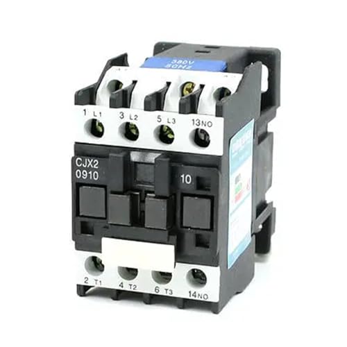 Contacteur 380V 9A CJX2-0901 avec bobine 50Hz tripolaire 1NO haute résistance
