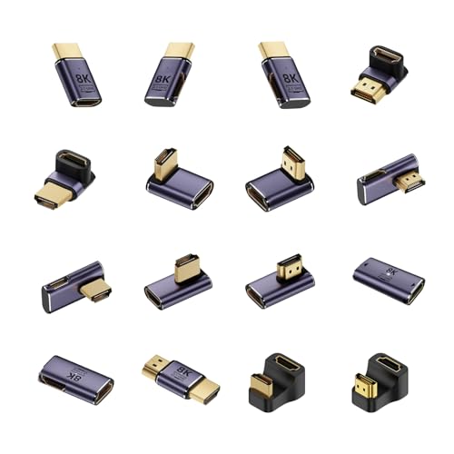 �y�P�i�̔�����zHDMI�I�X to HDMI���X �ϊ��A�_�v�^ 8K@60Hz 4K@120Hz UHD2.1 HDCP 3D mini hdmi �X�g���[�g L�� U�� ���{�̒������ a8k (�S��ރZ�b�g(�e1��), 1��)