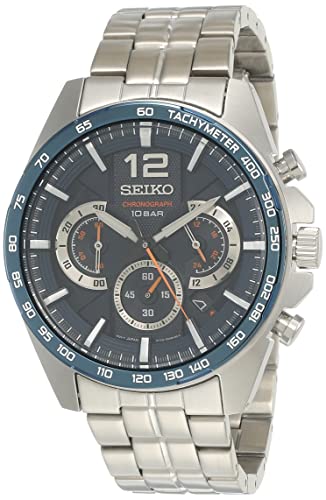 Seiko Hommes Analogique Quartz Montre avec Bracelet en Acier Inoxydable SSB345P1