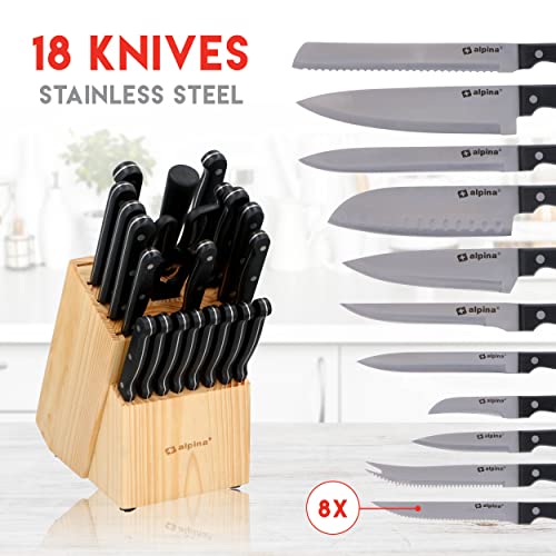 Set Cuchillos Cocina 25 Piezas Acero Inox Base miniatura 6