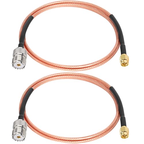 Cable SMA macho a SO239 para conectar antena externa a radio jamón
