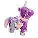 HIL Unicornio Correa Juguete Peluches Eléctricos Peluche Ángel Caballo Muñeca Pegaso Puede Caminar Y Cantar Juguetes De Bebe Juguetes Interactivos Regalo De Cumpleaños,Púrpura