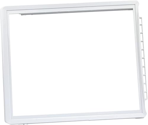 241973101 Marco de estante sin cubierta de cajón para refrigerador de vidrio Delicatessen para Frigidaire, Kenmore, Crosley Refrigerador Reemplaza