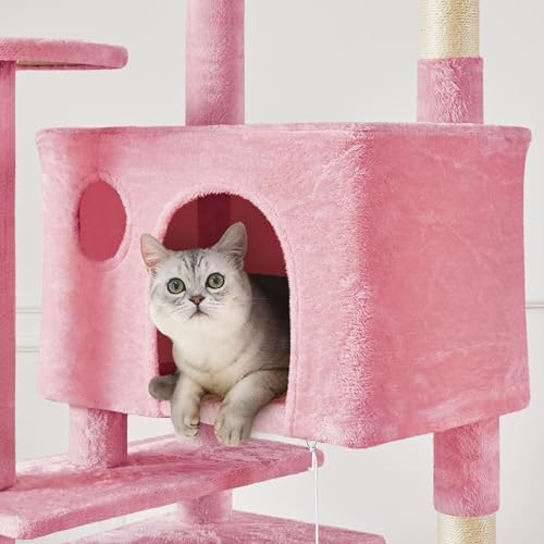 image for Yaheetech XL Cat Tree, 80in Multi-Level Tower w/Scratching Posts, Doub