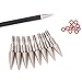 Lamehfyo 6pcs Archery Arrow Point Arrow Target Field Points 70-125 Grain Screw in Arrow Tips Target Practice Arrowhead for Compound Bow Recurve Bow (90 Grain)