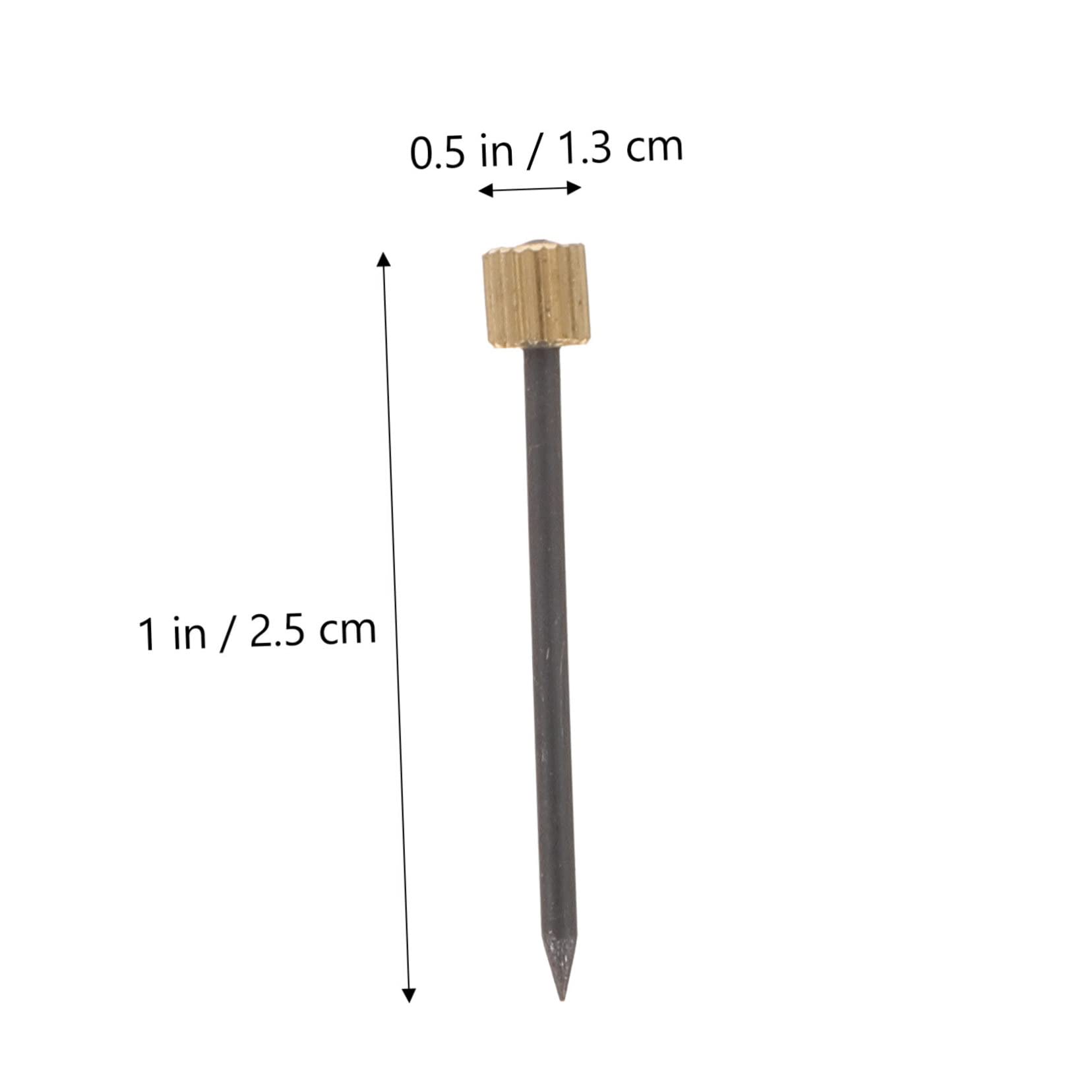 VILLCASE 1set Nails Assortment Kit Heavy Duty Fixing Nails for Furniture Home Office Use for Upholstery Craft Projects and Cork Boards 50pcs