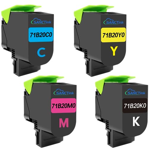 Remanufactured Toner Cartridge Replacement for Lexmark CS317 dn, CS417 dn, CS517 de, CX317 dn, CX417 de