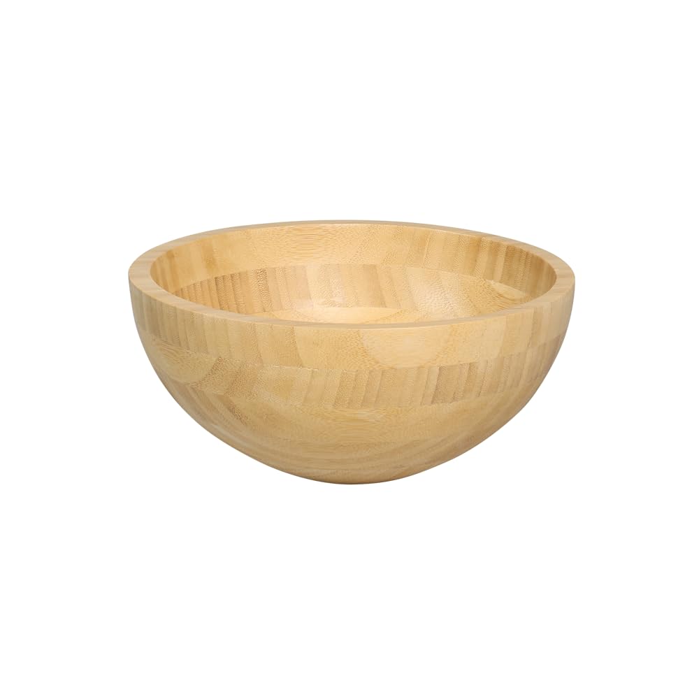 Kesper 53050 Serving Bowl Made of FSC Certified Bamboo, Dimensions: Diameter 20 cm, Height 9 cm