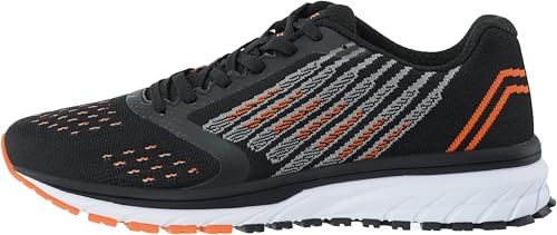 Image of Joomra Whitin Men's Supportive Running Shoes Cushioned Athletic Sneakers | Durable Rubber Outsole, Lace-up fit, Removable Insole, Reliable Traction for Jogging, Walking, Gym, Workouts, Training