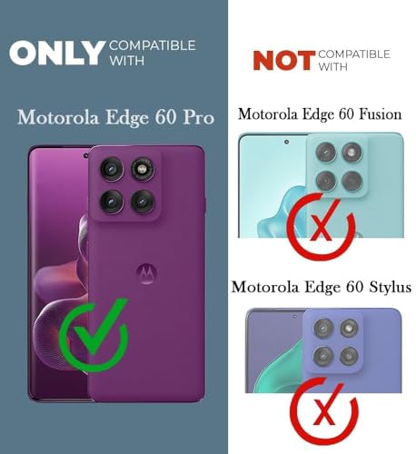 Image of Jkobi Lifetime Anti-Yellow MagSafe Compatible Clear Back Cover Case for Motorola Moto Edge 60 Pro (Sleek Hard Crystal | Shockproof and Camera Protection)