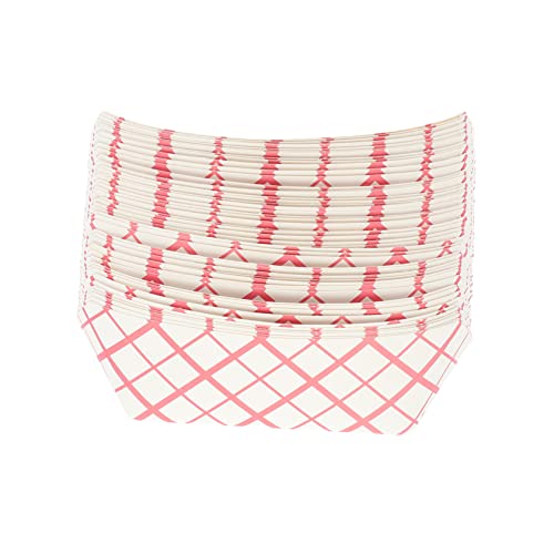 50pcs Food Tray Party Paper Boat Party Supply Convenient Food Boat Dessert Tray Multi-Function Paper Boats Gathering Accessory Household Paper Tray Party Accessory Gathering Supply