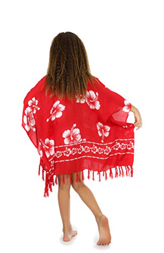 Girls Swimsuit Cover Up Beach Poncho Kaftan2