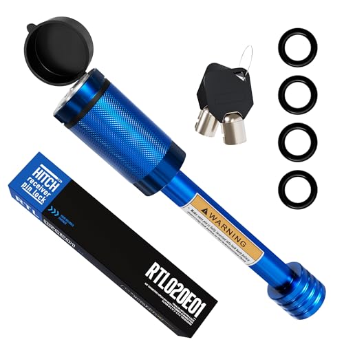 Image of RETRUE Trailer Locking Hitch Pin, 5 /8 inch Pin, Fit 2 inch & 2-1 /2 inch Receiver, Blue