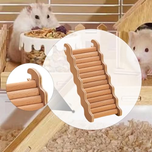 ＡＷＨＡＯ Escada de escalada para hamster, decoração de gaiola, equipamento de exercício, ponte reta de