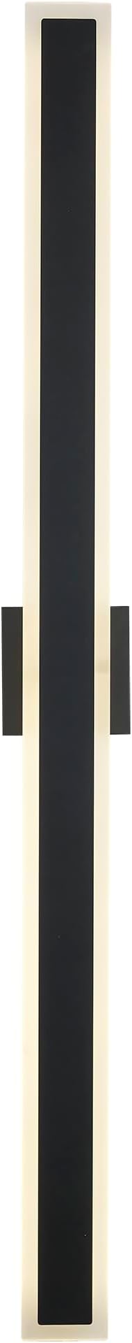 TRANS GLOBE Lighting LED-51718 BK Zenith Ray Collection One-Light Wall Sconce I in a Black Finish I (Large)