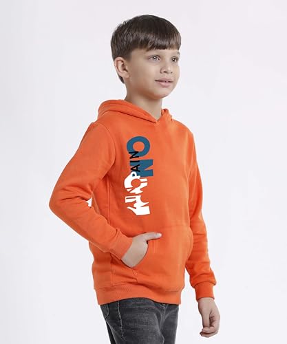 Image of KYDA KIDS Boys 100% Cotton Hooded Neck Long Sleeve Sweatshirt with Hoodies Winter Wear