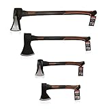 ⚠ Die Spaltäxte- & Beile verfügen über einen integrierten Spaltkeil welcher an der Spaltfläche poliert sind. Alle HECHT Äxte verfügen in der Regel über eine beidseitig angeschliffene, relativ schlanke, polierte Klinge mit spitzem Schneidewinkel somit gleiten diese leichter in den Werkstoff. Der robuste Fiberglaskern mit ergonomischem Griff-Profil und Gummierung am Handgriff bietet sicheren Halt auch für größere Arbeiten.