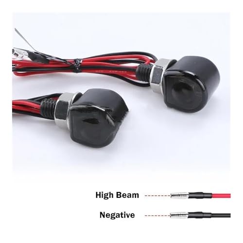 Clignotant de pour moto 8mm noir idéal pour les balades et trajets