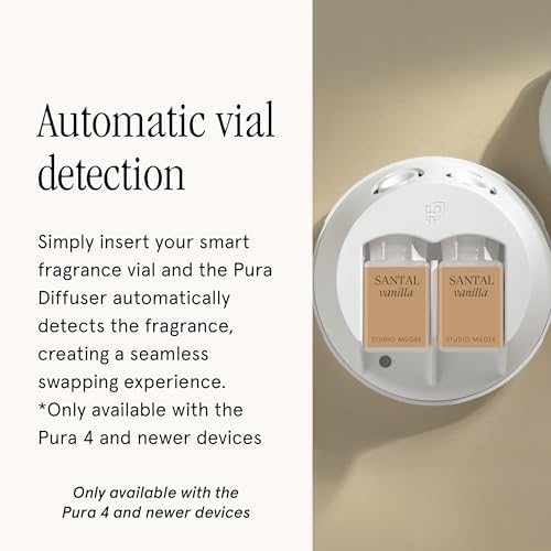 Pura x Studio McGee Home Scent Refill - Smart Air Diffuser - Up to 120-Hours of Luxury Fragrance per Refill - Home Essential - Clean & Safe Diffuser Fragrance - 2 Pack, Santal Vanilla - Thumbnail 3