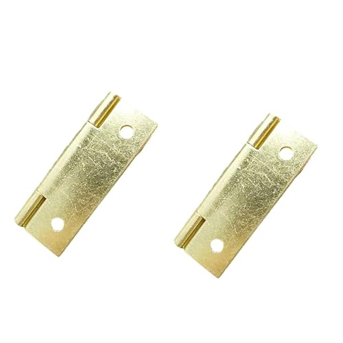 Vfdaswqq Gold Hinges, Door Hingesflush Hinge 2/4Pack 1. 49 * 0. 59Inch 180 Degree Wooden(,Ef Of 2 Pk)