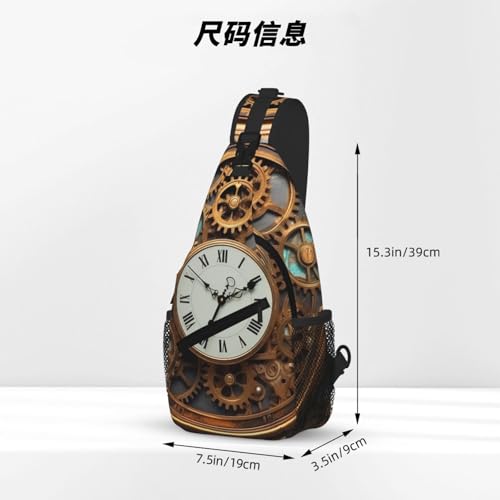 Mochila de hombro Rusty Steampunk para viaje y senderismo miniatura 4