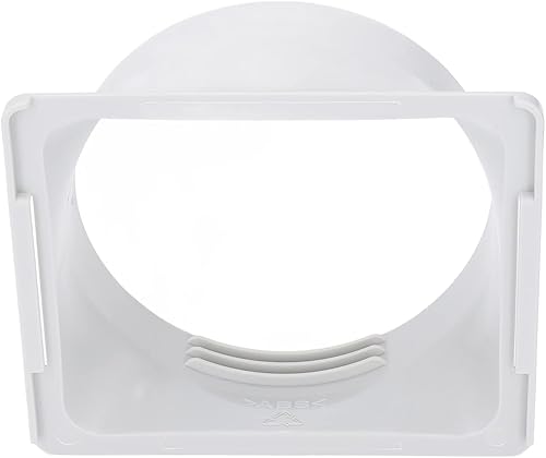 Miniatura 1 de Acoplador de manguera de escape para aire acondicionado, diseño de rosca universal, ABS cuadrado a redondo, escape portátil