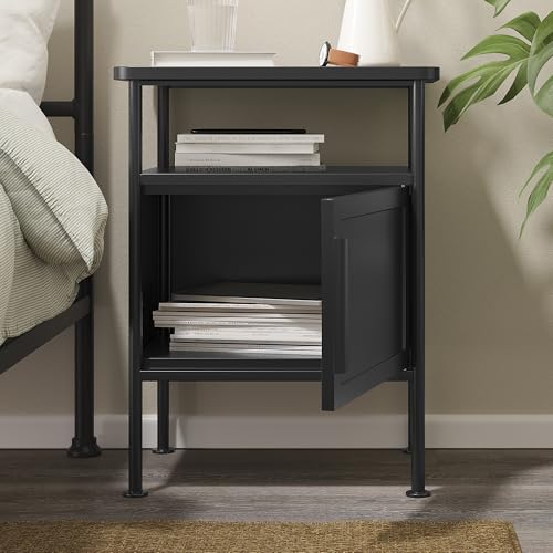 Table de chevet GRÅFJÄLLET anthracite au design minimaliste - 4