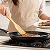 EVERBBKING 3 Pcs Natural Olive Wood Spatula Set, Wooden Kitchen Utensils for Nonstick Cookware, Cooking Tools for Flipping Stirring Serving #3