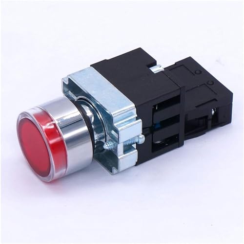 Interrupteur bouton-poussoir rouge 22mm pour éviter les pannes de signal - 3