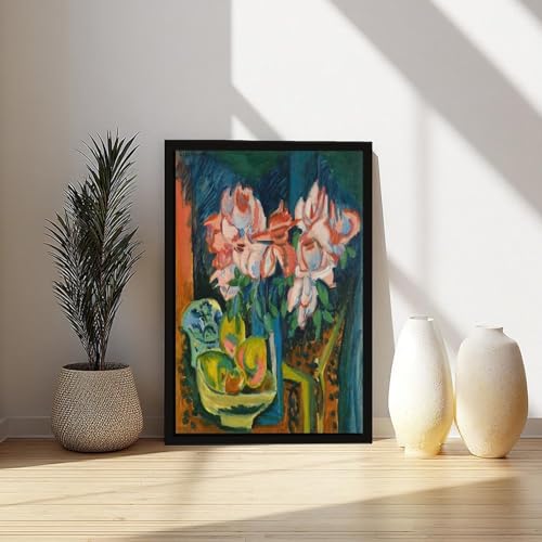 Impression sur toile Roses allemandes de Kirchner 40x61 cm