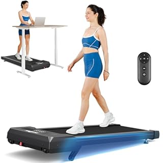 THERUN Walking Pad Treadmill with 9-Level Auto Incline,2.5 HP Brushless Under Desk Treadmill for Home,265 lbs Capacity LED Screen with Remote Control,Portable Walking Pad