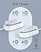 Anke Wall Charger,60W 6 Port USB Charging Station, PowerPort 6 Multi USB Charger & 647 Charging Station (100W), 10-in-1 Power Strip with 6 AC, 1 USB-A, 1 USB-C.
