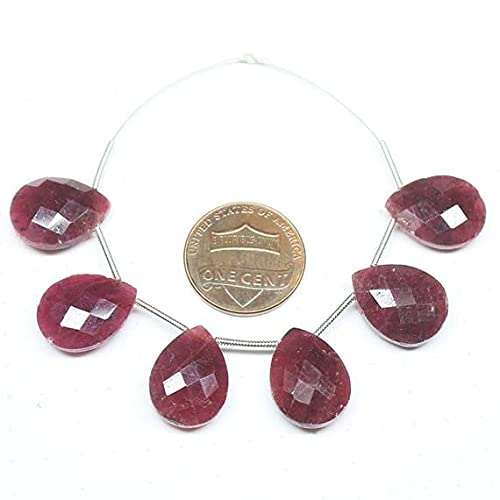 Perles de rubis rouge naturel pour créer vos propres bijoux bohèmes chics faits main