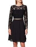 mini dress nero pizzo Un brand Amazon Marchio Amazon - TRUTH & FABLE Vestito Mini A-Line in Pizzo Donna, Nero (Black), 52, Label: 3XL