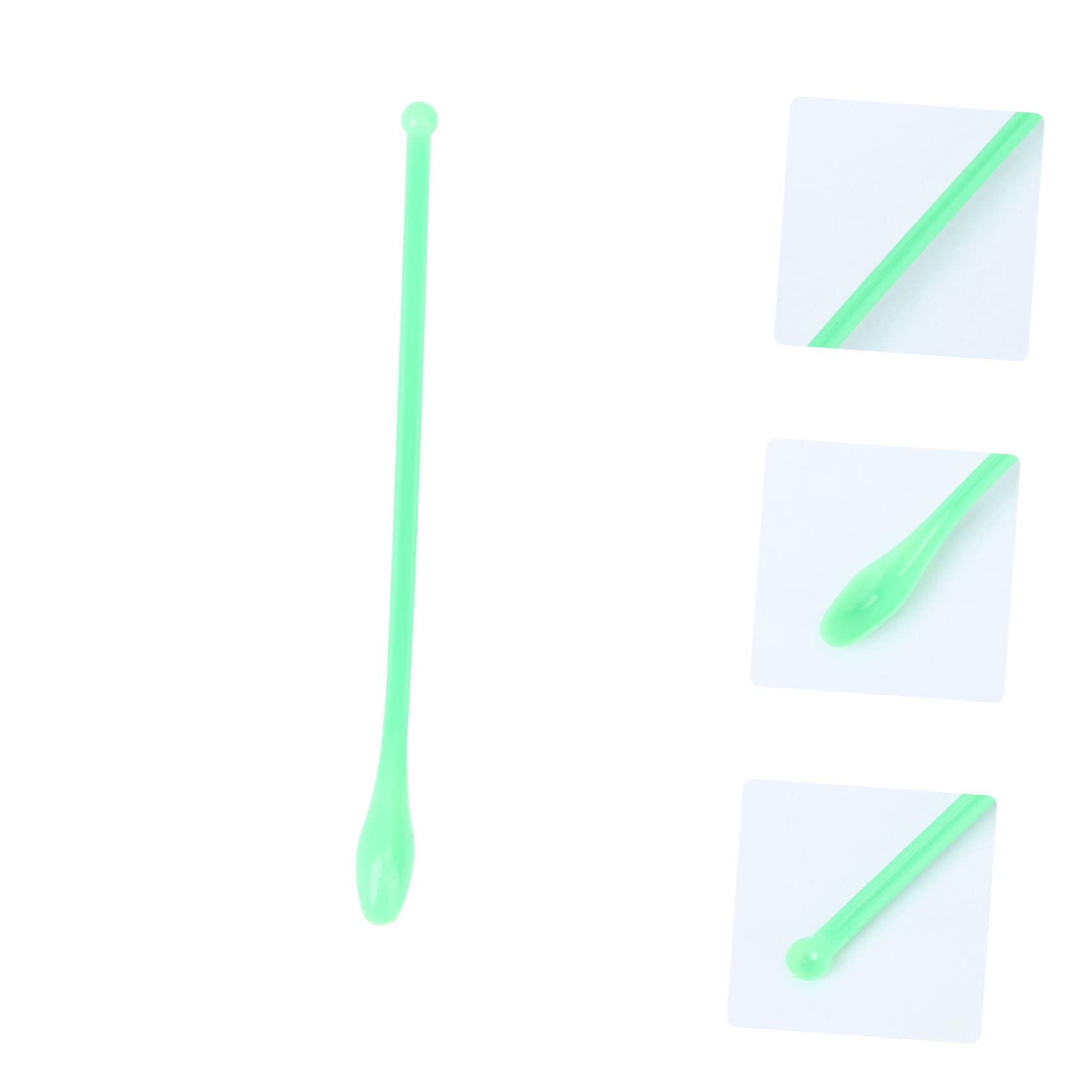 HAWILLOSCH Mixing Spoon Set 100 Pcs Plastic Scoop Spoons Lab Measuring Spatula Sampling Spatula for Home Lab