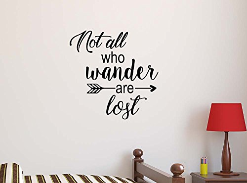 Vinilo decorativo con frase motivacional de 50.8 x 50.8 cm