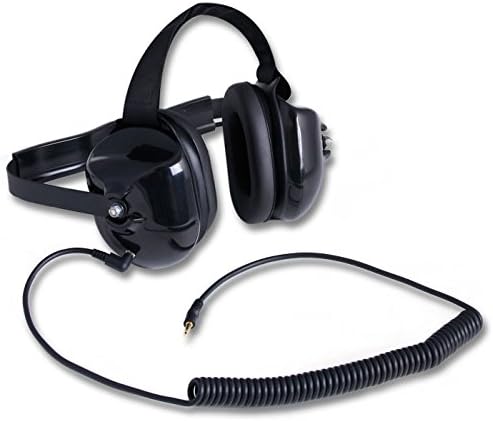 Auriculares resistentes NASCAR detrás de la cabeza para fanáticos de carreras de radios electrónicas de carreras  Se conecta a escáneres