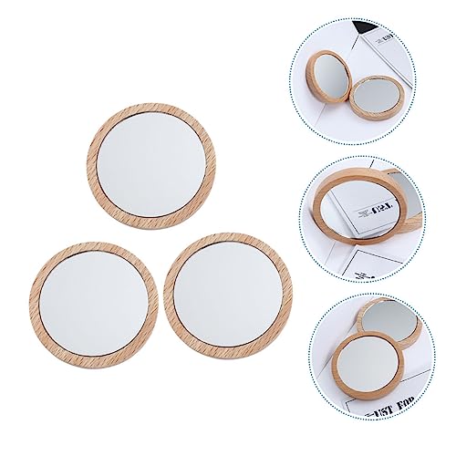 Espejo de viaje pequeño NOLITOY 9 piezas para maquillaje miniatura 5