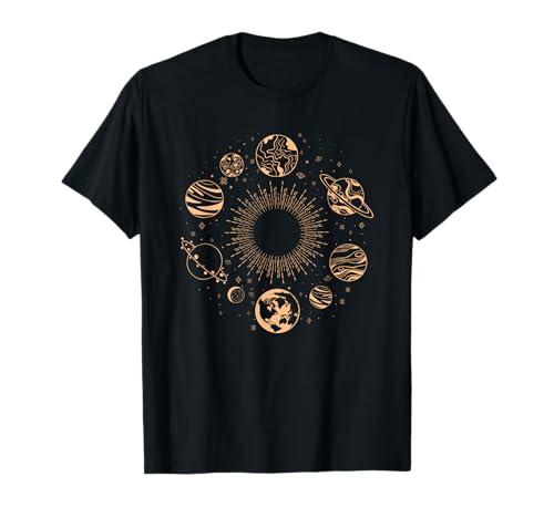 Solar System Planets Space Science Galaxy Astronomy Universe T-Shirt