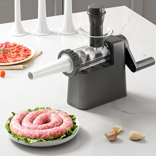 Relleno de salchichas de manivela para crear deliciosas parrilladas y embutidos caseros 7